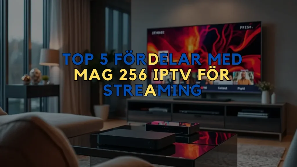 MAG 256 IPTV boks