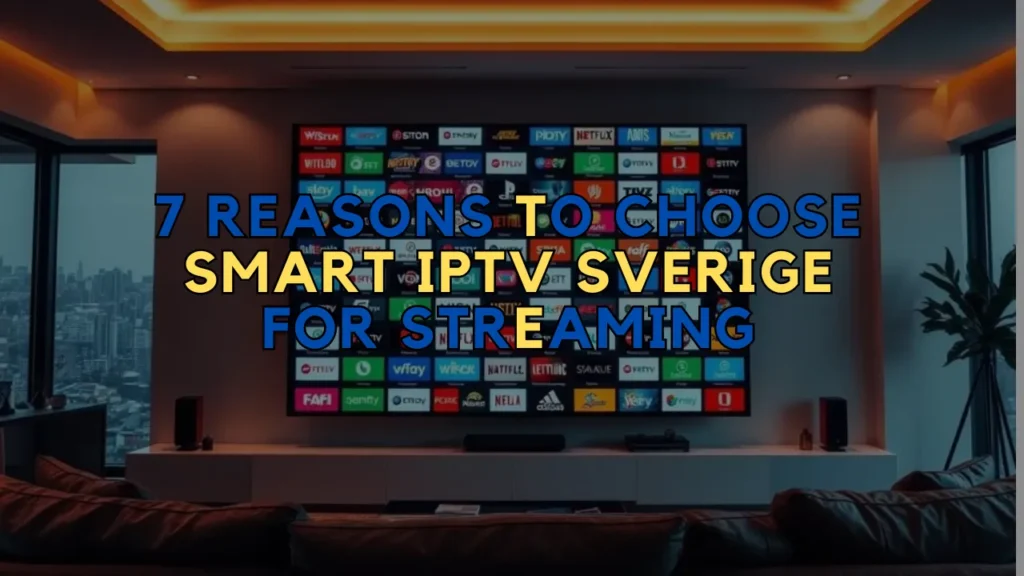 Smart IPTV Sverige boks