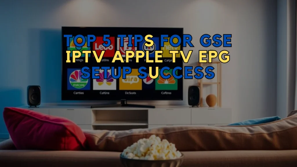 GSE IPTV Apple TV EPG